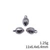 Flower Bud Charms Mini Floral Pendant Alloy Metal Leaf Findings Elegant Plant Jewelry Making Supplies For