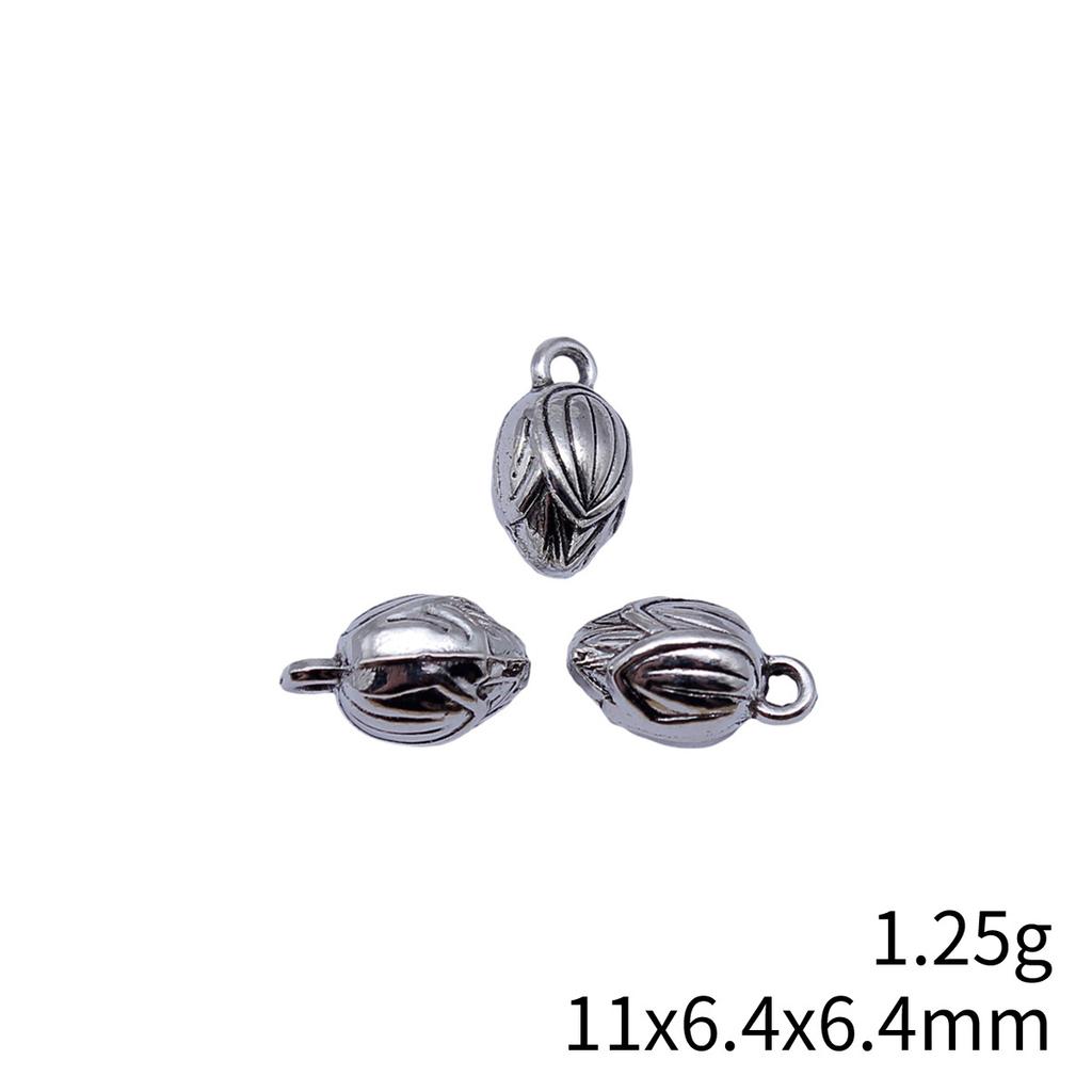 Flower Bud Charms Mini Floral Pendant Alloy Metal Leaf Findings Elegant Plant Jewelry Making Supplies For