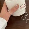 Korean Heart Line Open Ring: Elegant, High-End, Non-Fading Women's Stackable Band