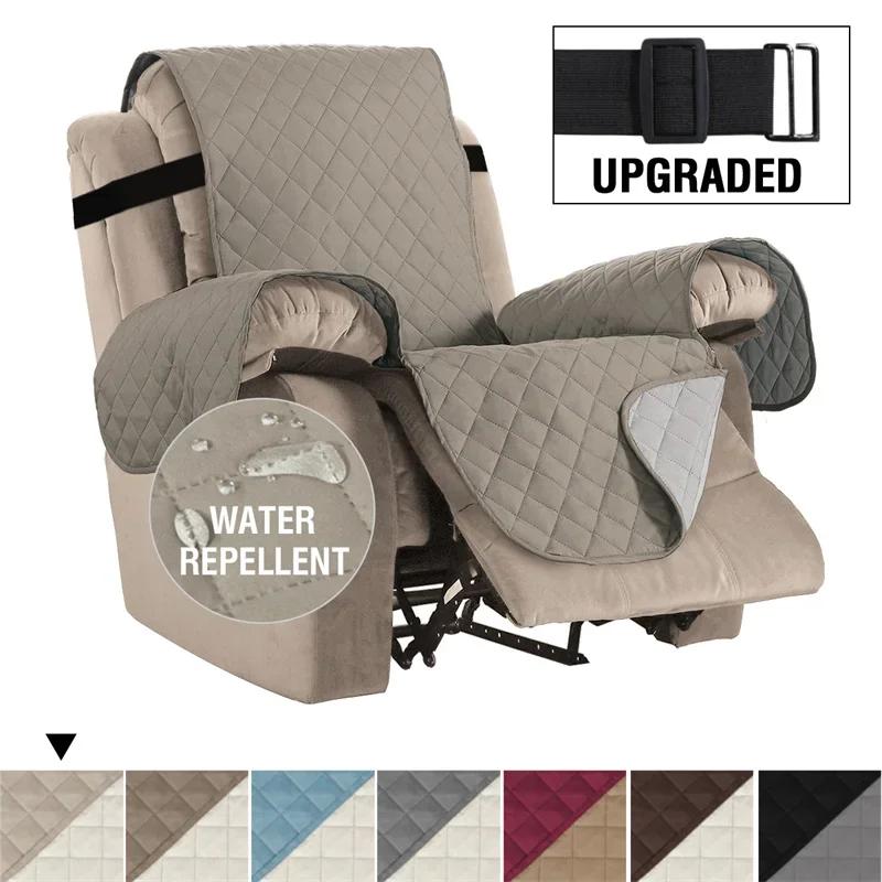 1/2/3 Seater Recliner Sofa Cover Pet Kids Dog Sofa Mat Solid Lounger Couch Towel Armchair Covers  Relax Sofa Slipcovers
