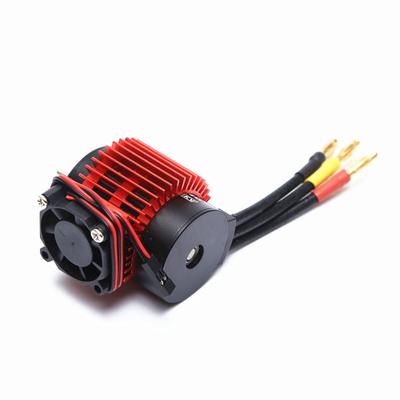 3650 Motor Isı Emici ve Soğutma Fanı Mor Set 1/10 HSP Uzaktan Kumanda Araba 540 için Yedek