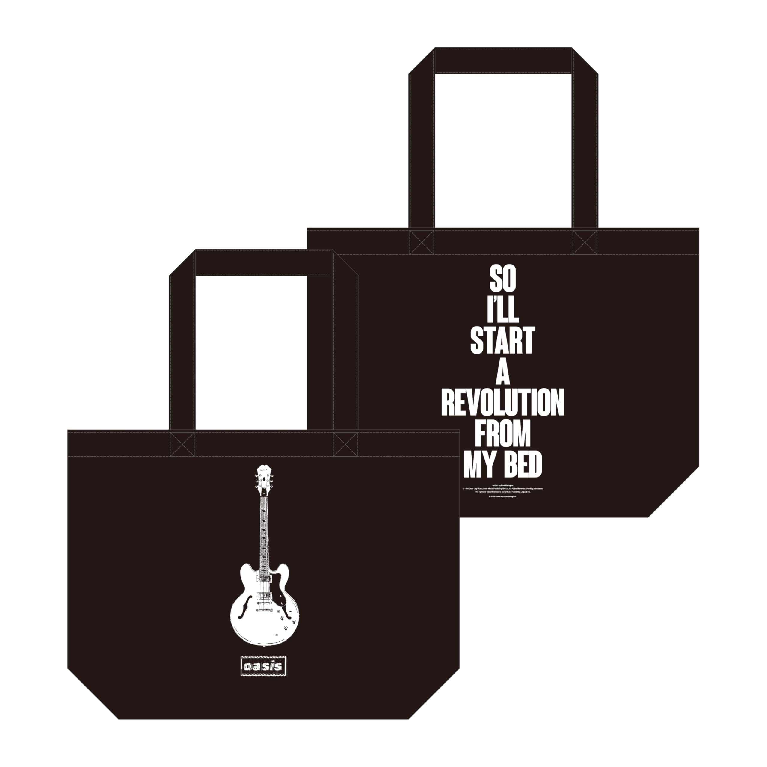 

[Amazon.co.jp Exclusive] Oasis Official Merchandise Tote Bag M Black