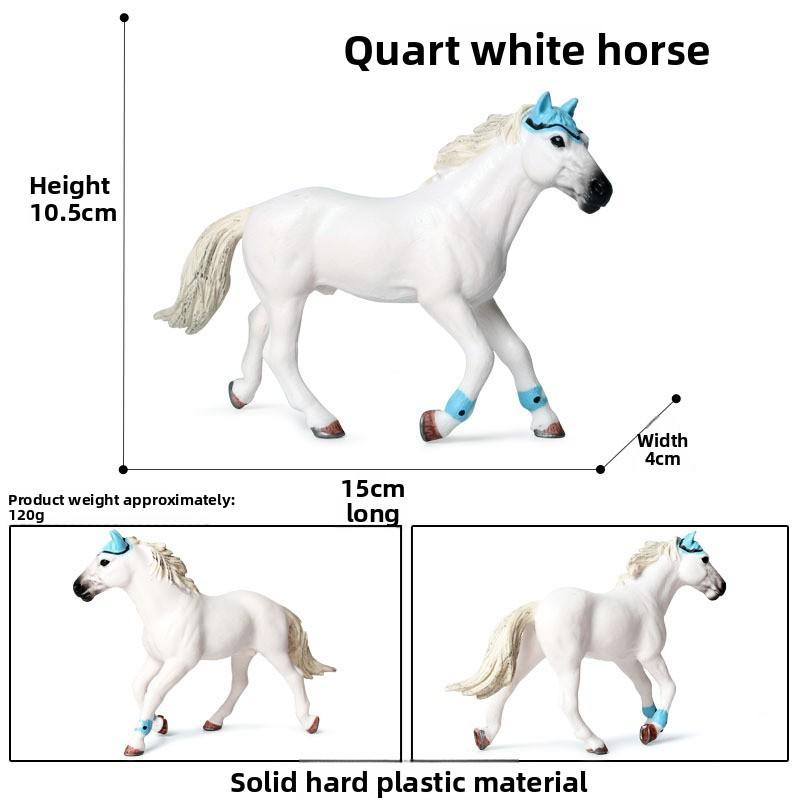 Wild Animal Model Kids Educational Toy Plastic Horse Figurine For Children Play