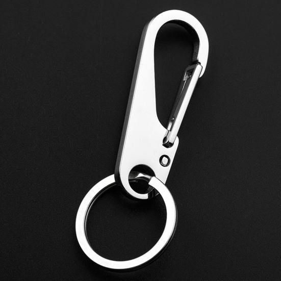 Keychain Heavy-duty Quick Release Stainless Steel Keychain with Tight Buckle Structure Bottle Opener Corrosion Resistant