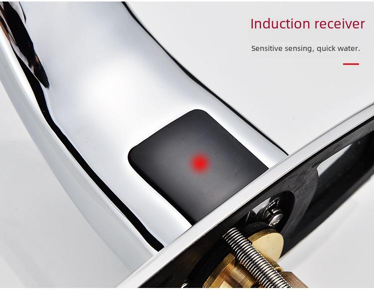 Smart Automatic Infrared Dual-Temperature Faucet for Hands-Free Washing