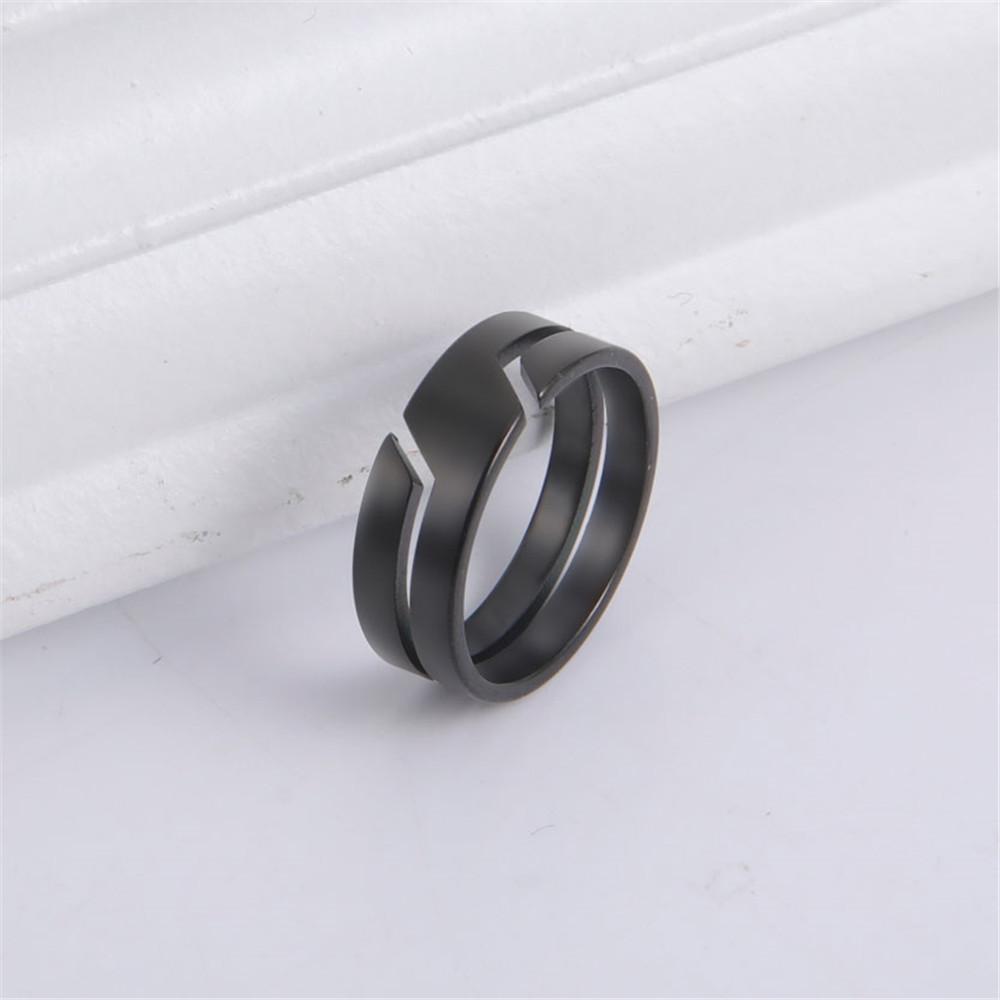 Cazador Minimlist Stainless Steel Rings for Men Women Couple Jewelry Finger Ring Engagement Anniversary Gift 2026 Aesthetic New