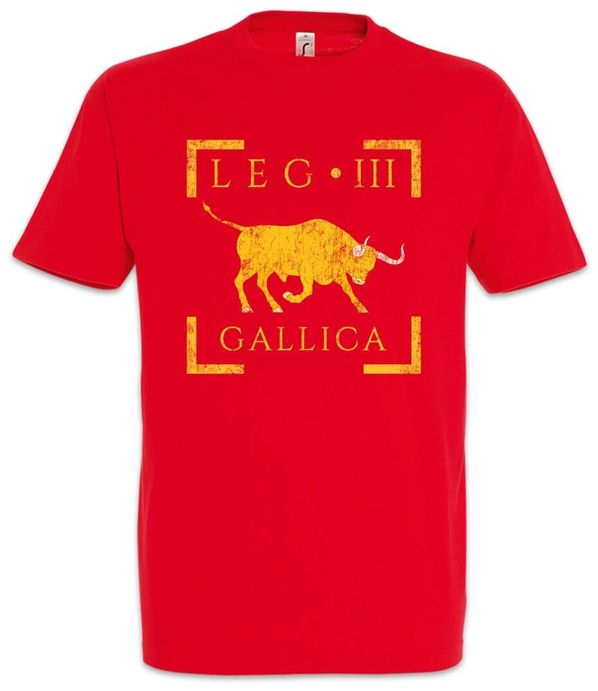 

Legio III Gallica T-Shirt Rome Roman Legion Empire Flag Banner Symbol 3XL