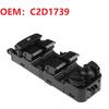 Neuer Hauptschalter für elektrische Fensterheber vorne links für Jaguar XJ X351 2009-2019 C2D1739 AW93-14540-AC AW9314540AC Komponente