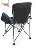 Folding Sea Dog Outdoor Chair with Hard Armrests - Portable Beach, Fishing, and Picnic Seat