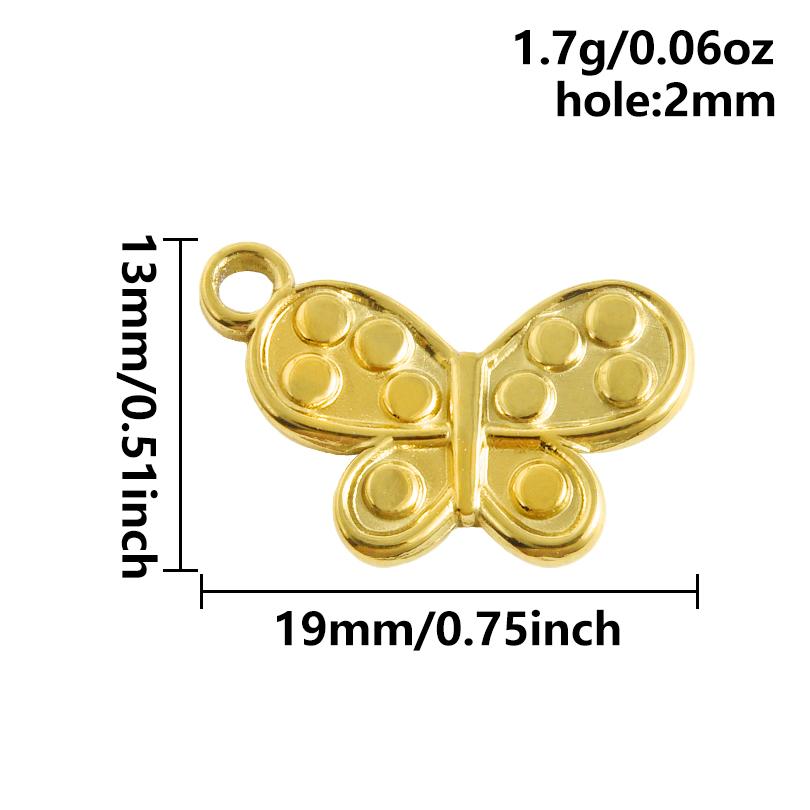 6pcs Assorted Leaf Fish Mushroom Plant Animal Pendant Enamel Charm Stainless Steel Charms For Jewelry Making Supplies DIY Craft