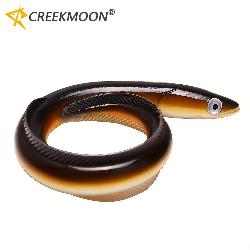 1pc 11.81inch Extra Long Electric Eel Soft Bait Eel Fake Bait Eel Loach Simulation Mimic Bait Lua Bait, Silicone, for Sea Fishing, Boat Fishing
