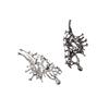Y2k Silver Hair Crab Clip Geometry Geometric Claw Clips Large   Girls