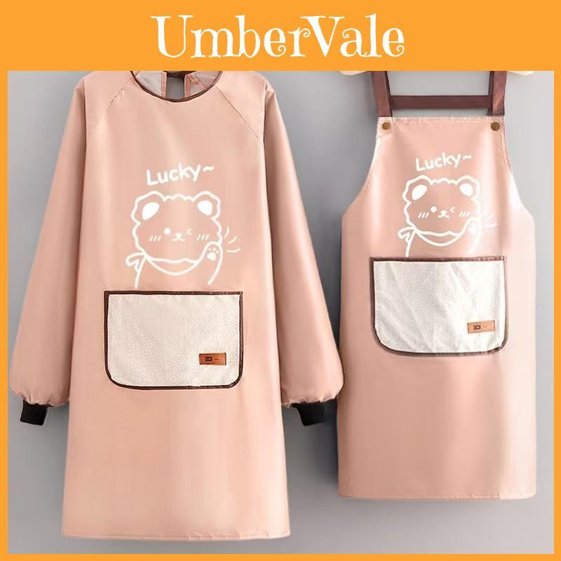 Disney Frozen Waterproof Long Sleeve Apron For Kitchen Cooking With Adjustable Straps Special Characters Included
