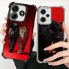 Black Panther Cool Animal Plating Phone Case For Xiaomi Redmi Note 14 15 Pro Plus 13 12 11 11S 11T 10 9S 9 5G Anti-Fall Airabag