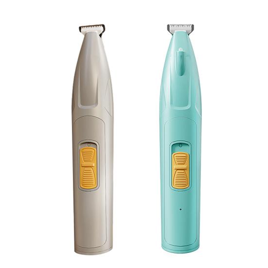 Dog Paw Trimmer with LED Light Low Noise USB/Battery Powered Pet Hair Trimmer Waterproof Pet Hair Shaver for Dogs Cats