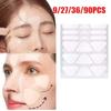 9/27/36/90PCS Forehead Nasolabial Fold Patch Invisible Nasolabial Fold Patch PE Material Forehead and Smile Pattern Transparent