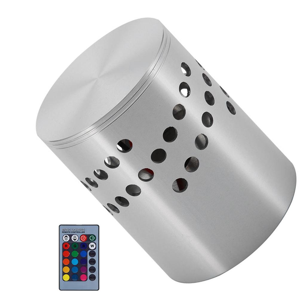 3W LED Wall Lamp Aluminum Indoor Lighting For KTV Bar Decor Light with Remote Control