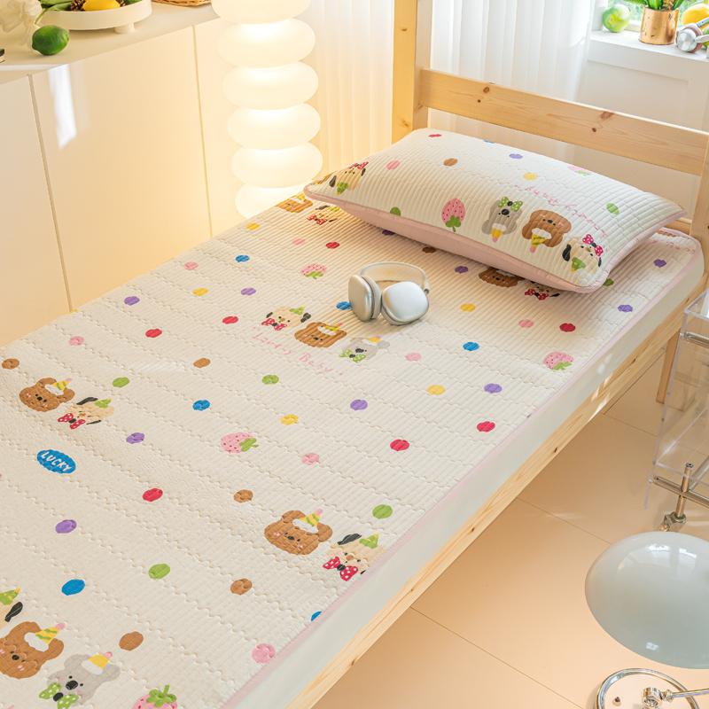 (Student Season) Small Fresh Printed Cotton Bed Cover Student Bed Cover