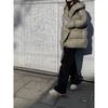Womens Short Down Jacket Lightweight Winter Warm Coat White Duck Loose Fit