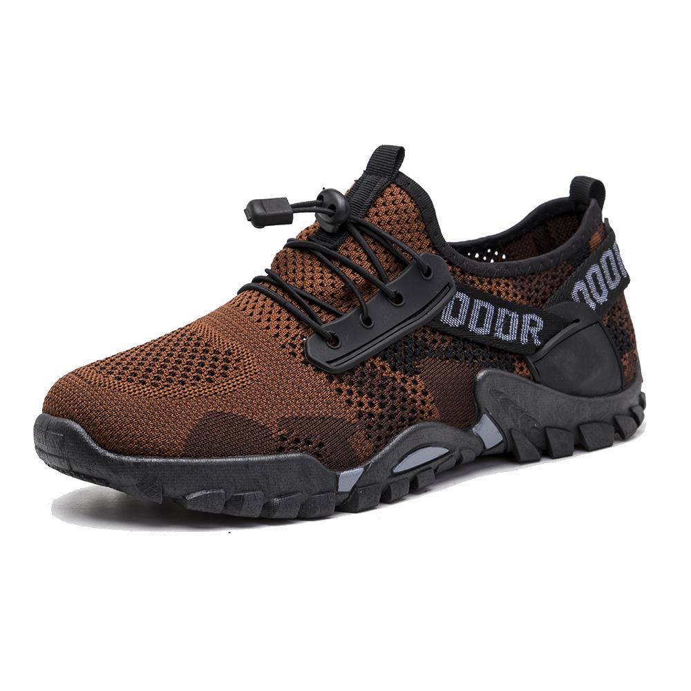 

Outdoor casual mesh one-foot sports men s shoes wading camouflage shoes flying weaving breathable fashion and versatile 45