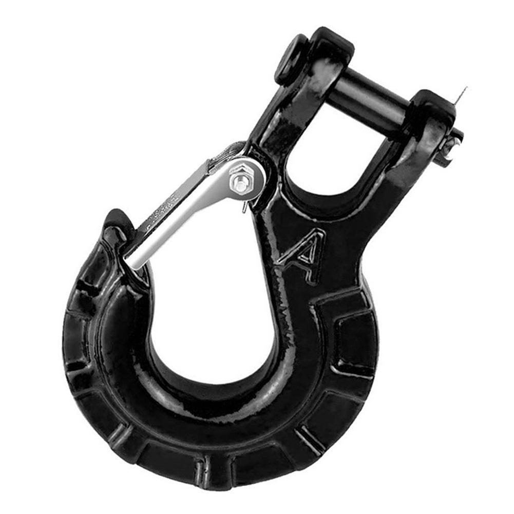 

Гак для лебідки 3/8 Макс. 15 тонн для важких умов, кована легована сталь, синтетична мотузка. Гак для лебідки, замок, крюк із скобою для квадроциклів UTV чорний