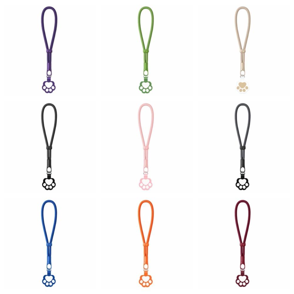 Adjustable Cat Paw Phone Strap Detachable Phone Wrist Strap Mobile Phone Lanyard Lanyard Patch