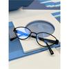 Ni Ni Gold Cat Eye Retro Sunglasses, Unisex Round-Square, Myopia-Compatible