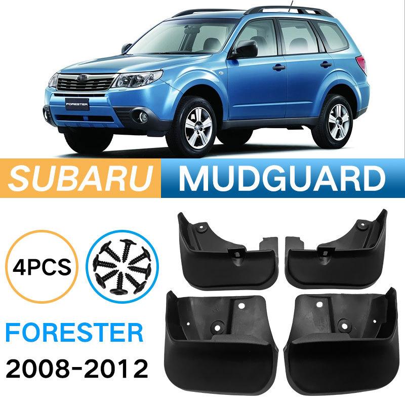 

For FORESTER 2008-2012 Subaru Forester, car tire fender leather чорний