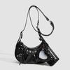 Bolso Bandolera Estilo Hot Girl con Correa para la Axila, Bolso de Hombro Único, Bolso de Mano con Forma de Media Luna