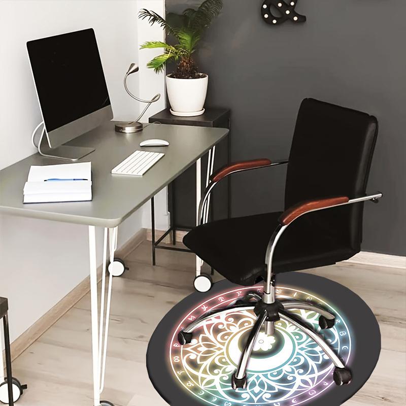 1pc Round carpet, Perfect for Decorating Chairs, Living Rooms, Or Bedrooms, for Living Room.187 80cm by 80cm