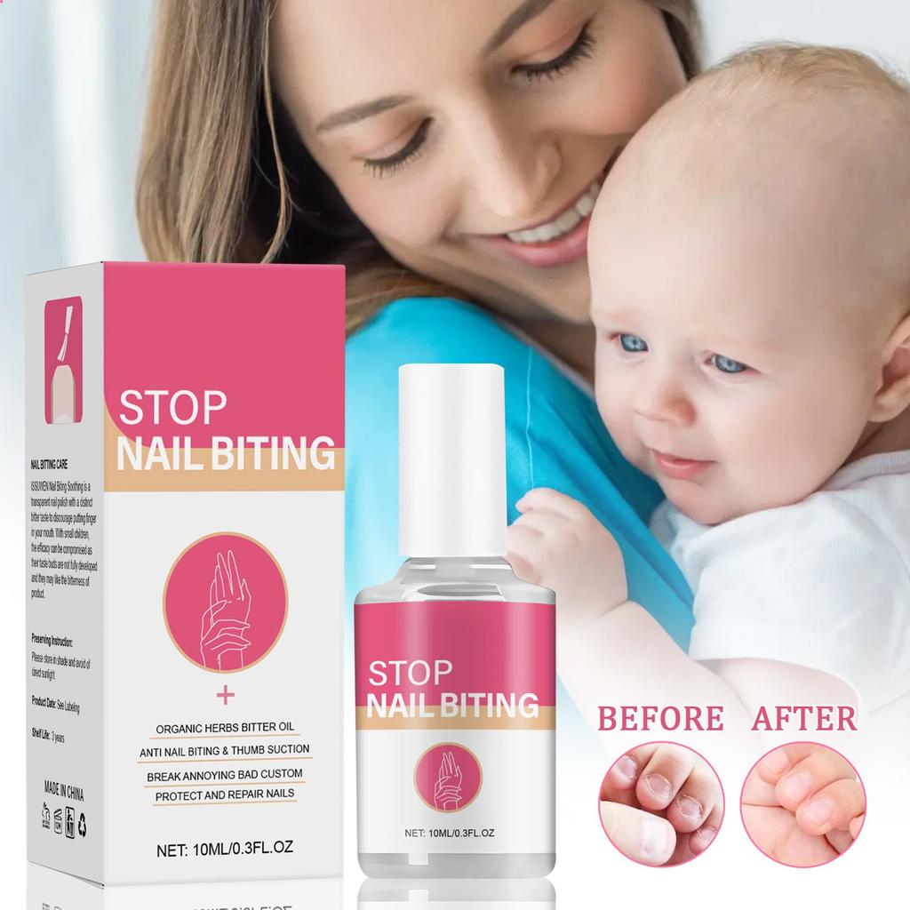 Baby Bitter Nail Lotion chrání nehty, 10 ml bez vedlejších účinků, zabraňuje kousání nehtů a hořké vodě u kojenců a malých dětí