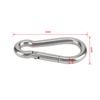 M8*80mm Safety Buckle Trailer Spring Breakaway Safety Rope RV Trailer Connector