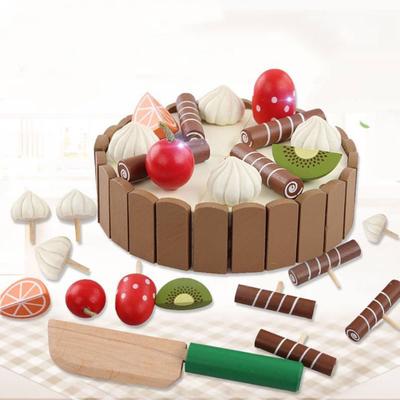 Other Role Playing Toys Games Food Pretend Play Mini Wooden Magnetic Chocolate Toy For Kid Girl Doll Games