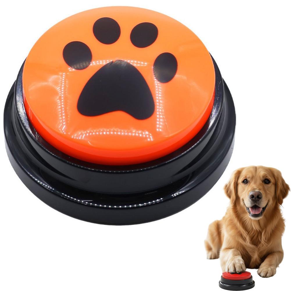 5colors Dog Cat Communication Buttons Voice Recording Button for Pet Training Buzzer 30 Second Record Playback Interactive Pet T