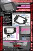 Type 50J2 CB Jimny Carbon Fiber Fuel Filler Cap Cover Glass Fuel Lid Door Set with New Jimny Sierra BG BRAGA & Emblem,