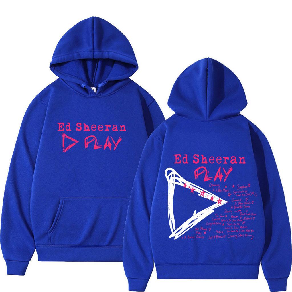 Ed Sheeran Plays Album Tour 2026 Hoodie Men Women Aesthetic Trend Pullover Long-sleeved Loose Casual Harajuku Hooded Sweatshirts