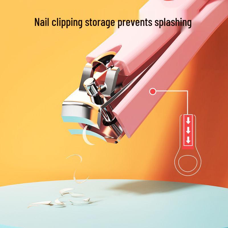 INS Girly Nail Clippers - Cute Keychain Single Nail Cutter for Manicure