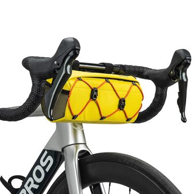 Torba Rowerowa Na Kierownicę Z Paskiem 2.2L - Żółta