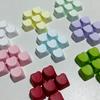 10PCS Heart Shape Keycaps 1U Layout Ergonomic PBT Construction for Mechanical Keyboards