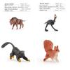 Simulation Tiger Lion Giraffe Elephant Hippopotamus Wild Animal Model Ornament For Educational Display And Collectors
