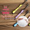 Bamboo Charcoal Toothbrush, Soft Bristles, Wide Head, Macaron Style, Japanese & Korean Design, 10-Pack for Adults and Couples
