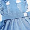 1pc Letter Embroidered Ruffle Trim Pet Dress for Cat and Dog for Party