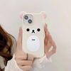 Custodia Antigoccia 3D Rilakkuma per iPhone 14/13/12/11 & 16/15 Pro Max