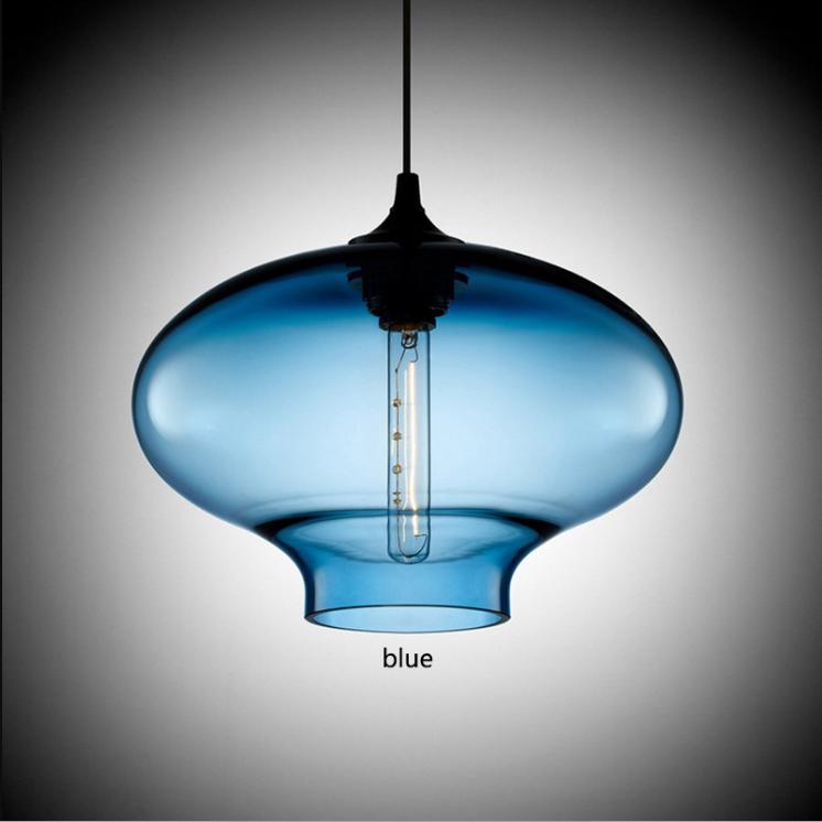 Modern Minimalist Glass Chandelier E27/E26 LED Living Room Kitchen Clothing Store Loft Balcony Lighting