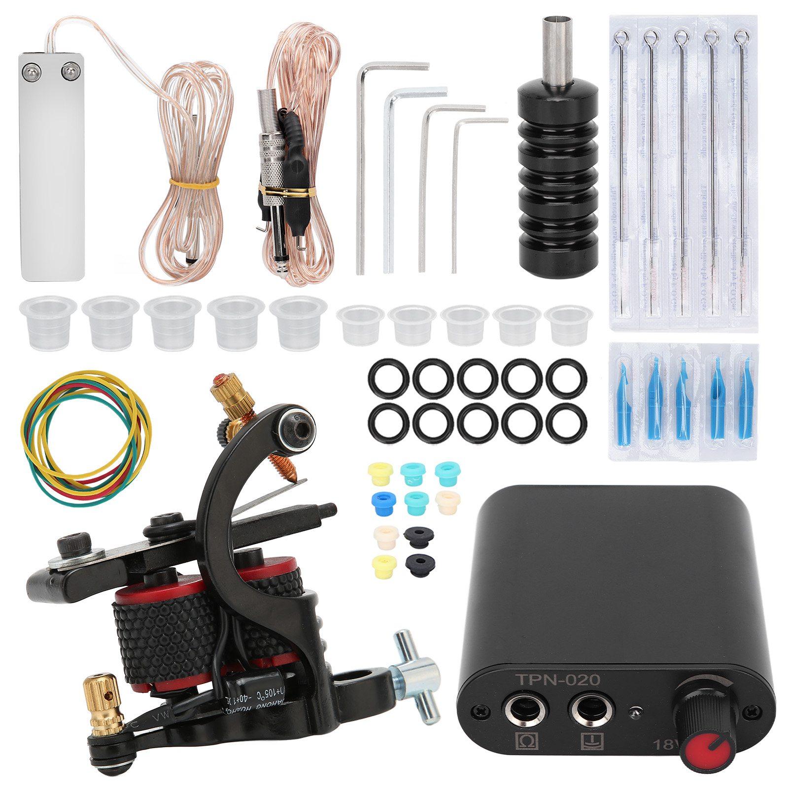 

Профессиональный комплект для татуировки, 10 штук, блок питания для татуировки для начинающих, практикующих татуировку US Plug