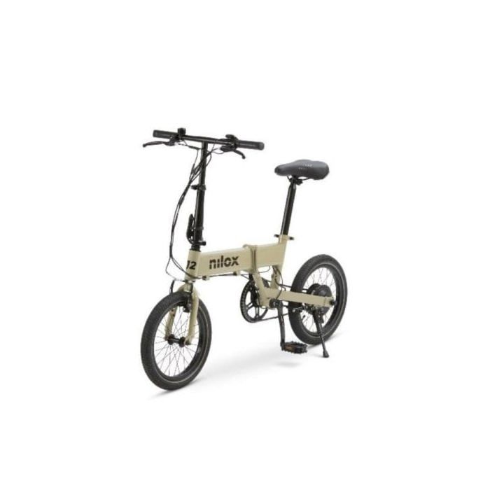 Bicicleta Eléctrica Nilox NXEBJ2 Plegable 250 W 16" Gris 30 Km Autonomía 100 Kg Carga
