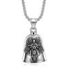 Vintage Punk Wings Motorcycle Character Lucky Bell Pendant Necklace or Keychain Fits All Motorcycle Motorcycle Accessories