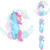 Cute Unicorn Dress-up Prop For Festivals And Events Inflatable Blue Costume