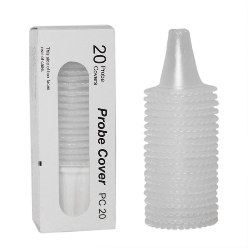 20pcs/box Universal Disposable Ear Thermometer Probe Cover Plastic Earmuff