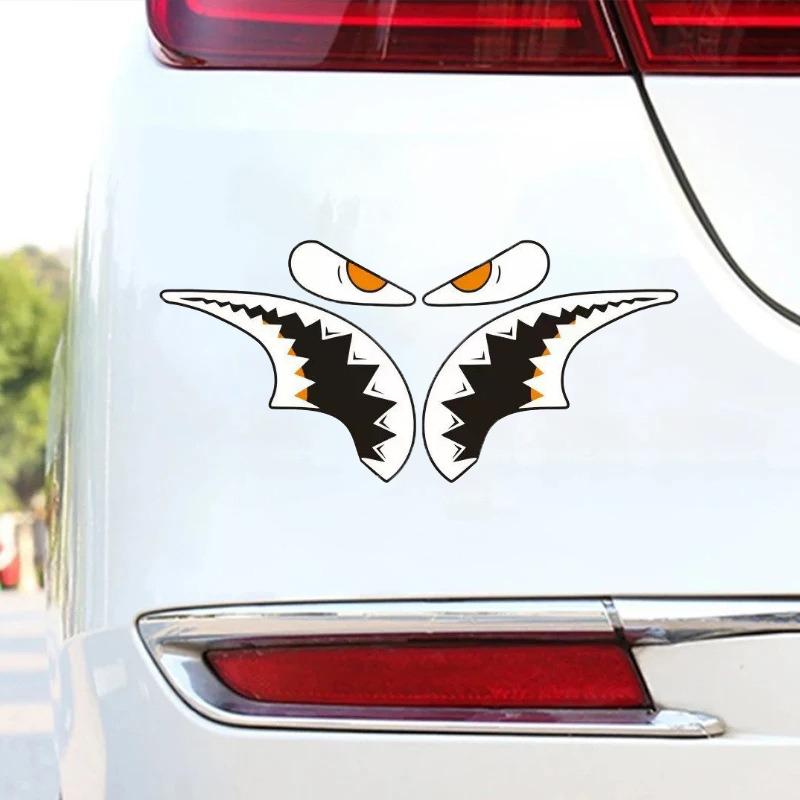 Car Stickers Road Bike Decorative Head Tube Shark Stickers Frame Decorative Concealer Anti-scratch Car Accessories